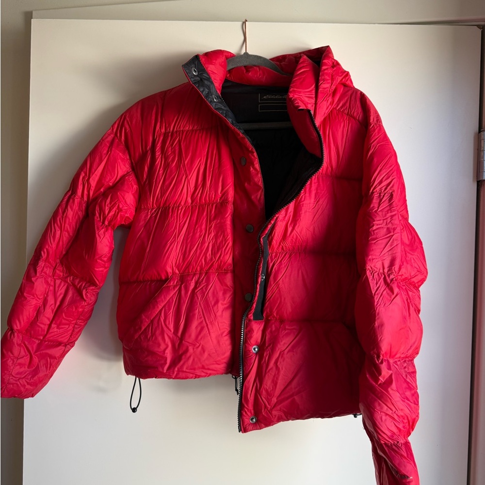 Eddie Bauer Red and Gray Women's Jacket